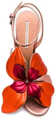 Marco De Vincenzo Flower Embellished Sandals