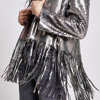river island sequin jacket