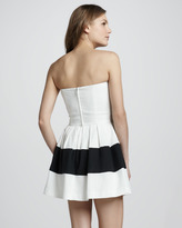Thumbnail for your product : Rachel Zoe Margaret Colorblock Strapless Dress