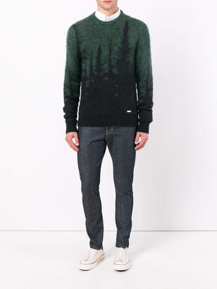 DSQUARED2 gradient embroidered sweater