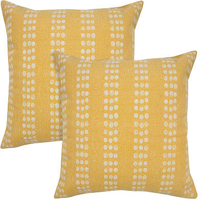 LR Home Bam Stripe Set Square Throw Pillow