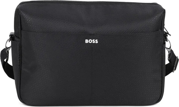 BOSS Kidswear Logo-Detail Changing Bag