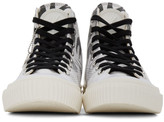 Thumbnail for your product : McQ White and Black Plimsoll High Top Sneakers