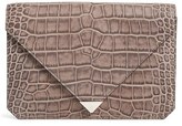Thumbnail for your product : Alexander Wang 'Prisma' Croc Embossed Leather Clutch