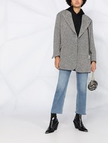 Thumbnail for your product : Ermanno Scervino Belted Herringbone Coat