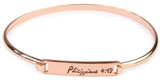 Riah Fashion Philippians-Hinge Plated Bracelet