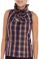 Thumbnail for your product : Lafayette 148 New York Clarissa Tantalizing Taffeta Shirt - Sleeveless (For Women)