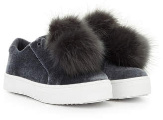 Sam Edelman Leya Velvet Fur Sneaker