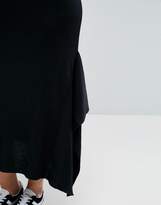 Thumbnail for your product : ASOS Curve Knitted Dress With V Neck And Hem Detail