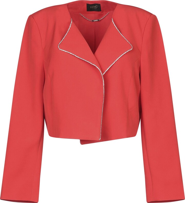 Liu Jo Suit Jacket Red - ShopStyle