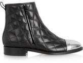 Thumbnail for your product : Balmain Quilted leather ankle boots