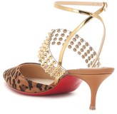 Thumbnail for your product : Christian Louboutin Levita 55 suede slingback pumps