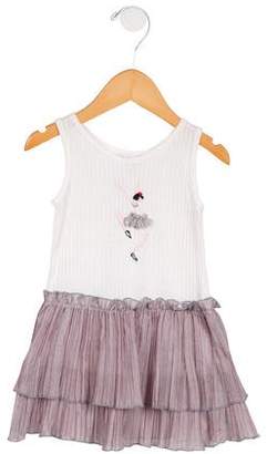 Sonia Rykiel Girls' Sleeveless Embroidered Dress