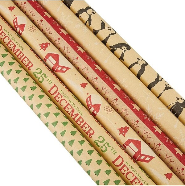 Hastings Home Wrapping Paper Storage - Holds 20 Rolls Of 30-inch Christmas  Or Birthday Wrap With Lid, Dividers, And Handles : Target