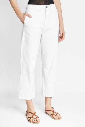 Vince High Rise Utility Jeans with Cropped Ankles