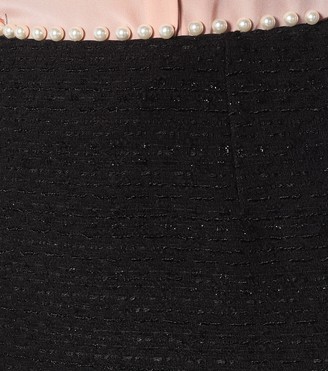 Giambattista Valli Embellished tweed skirt