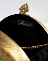 Thumbnail for your product : Park Lane Etched Metal Round Bag