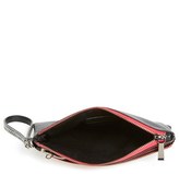 Thumbnail for your product : Halogen Double Zip Leather Wristlet