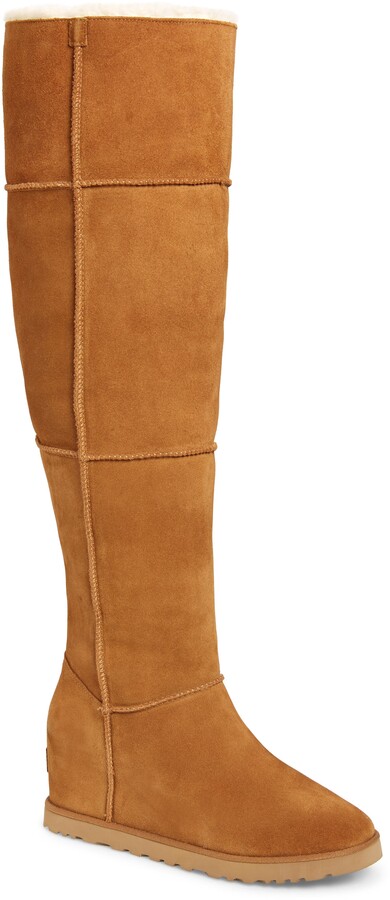 UGG Classic Femme Over the Knee Wedge Boot - ShopStyle