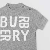 Thumbnail for your product : Burberry Logo Print Cotton Blend Jersey T-shirt