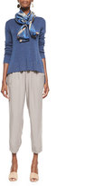 Thumbnail for your product : Eileen Fisher Slouchy Ankle Pants, Stone