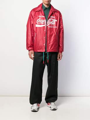 Facetasm x Coca Cola shiny finish jacket