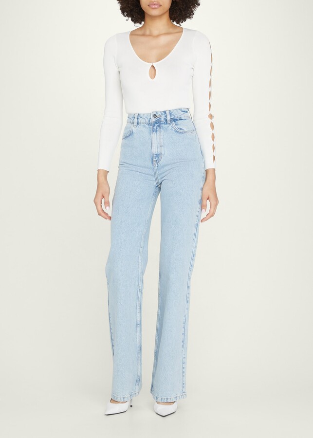 GAUGE81 Sunda Organic Cotton High Rise Flare Jeans - ShopStyle