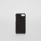 Thumbnail for your product : Burberry Vintage Check and Leather iPhone 8 Case
