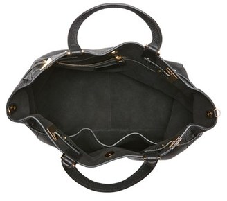 Valentino 'My Rockstud' Calfskin Leather Tote - Black