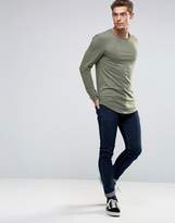 Thumbnail for your product : Esprit Longline Longsleeve T-Shirt With Curved Hem