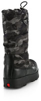 Thumbnail for your product : Prada Camo Print Nylon Mid-Calf Weather Boots
