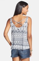 Thumbnail for your product : Billabong 'Down With It' Print Cross Back Tank (Juniors)