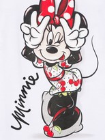 Thumbnail for your product : MonnaLisa Minnie Mouse tiered T-shirt