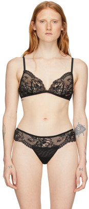 La Perla Black Lace Brigitta Triangle Bra