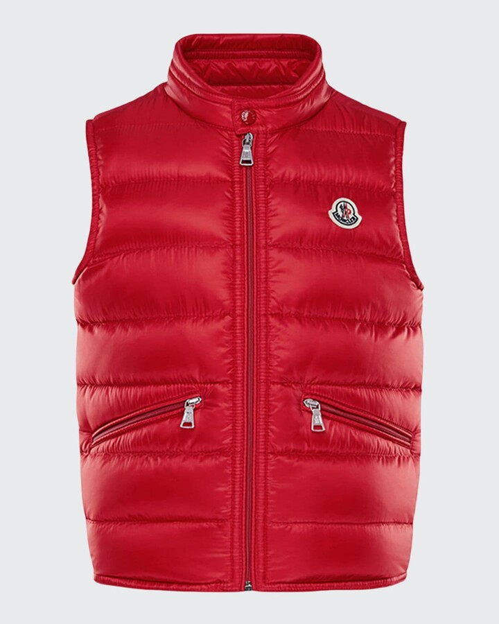 Moncler Boy's Gui Quilted Down Vest, Size 8-14 - ShopStyle