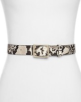 rag and bone white belt