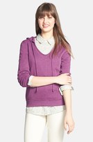 Thumbnail for your product : Caslon Long Sleeve Pullover Hoodie