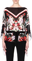 Thumbnail for your product : Roberto Cavalli Floral-print silk top