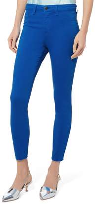 L'Agence Margot Blue High-Rise Ankle Skinny Jeans