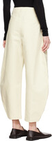 Thumbnail for your product : AMOMENTO Off-White Curved Trousers