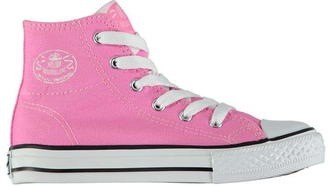 Dunlop Kids Canvas High Top Trainers