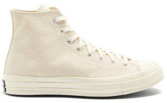 cream converse high tops