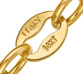 Thumbnail for your product : 14K Gold Graduated Interlocking Curb Link Necklace, 8.2g