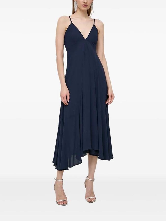 Silvian Heach Sleeveless Asymmetric Midi Dress