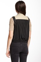 Thumbnail for your product : Romeo & Juliet Couture Faux Leather Trim Vest