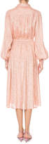 Thumbnail for your product : Marc Jacobs Shimmer Drape-Neck Long-Sleeve Dress
