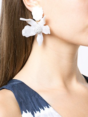 Lele Sadoughi Crystal Lily earrings