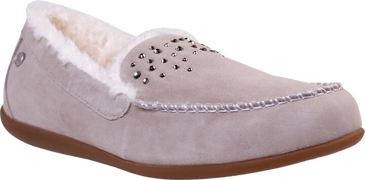 Spenco Orthotic Suede Rhinestone Slip-Ons - Bal boa