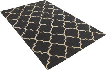 Isabelline 5x8 Pineland Black Rug