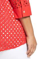 Thumbnail for your product : Foxcroft Eyelet Cotton Tunic